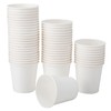 Party Warehouse 50 x Disposable White Paper 4oz Cups 115ml