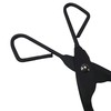Straight Coal Tongs Metal Fireplace Firepit Wood Coal Scissor Grabber
