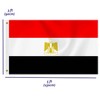 Large Egypt Flag,3x5 FT Egyptian 75D Outdoor Banner,Egyptians Decor for