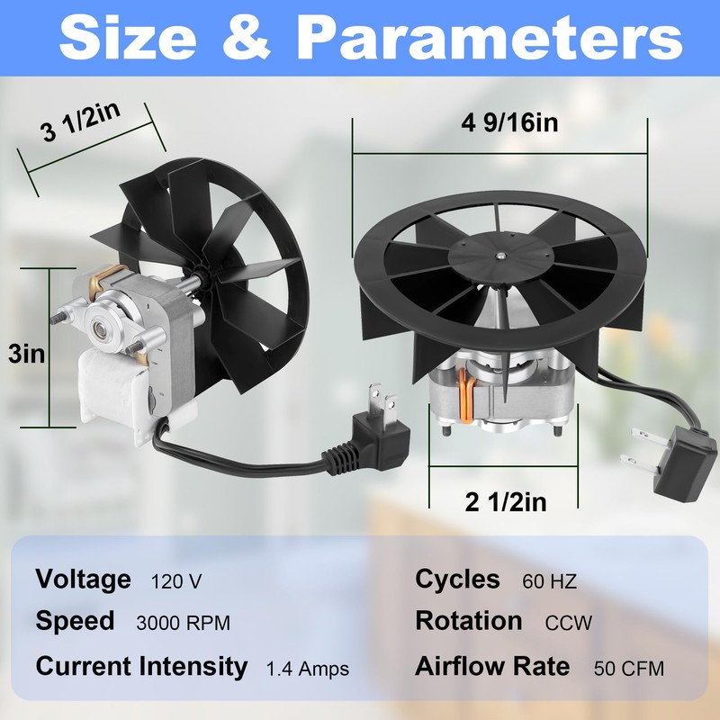 763RL B Unit,S0503B000 Bathroom Fan Motor for Broan Nutone 769RF