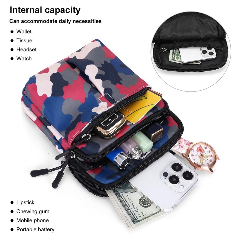 HUA ANGEL Fanny Pack Multifunctional Waist Bag Men Women 3