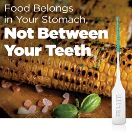 GUM Soft-Picks Original Dental Picks, Between Teeth Cleaning, On-the-Go Case, 80 Count