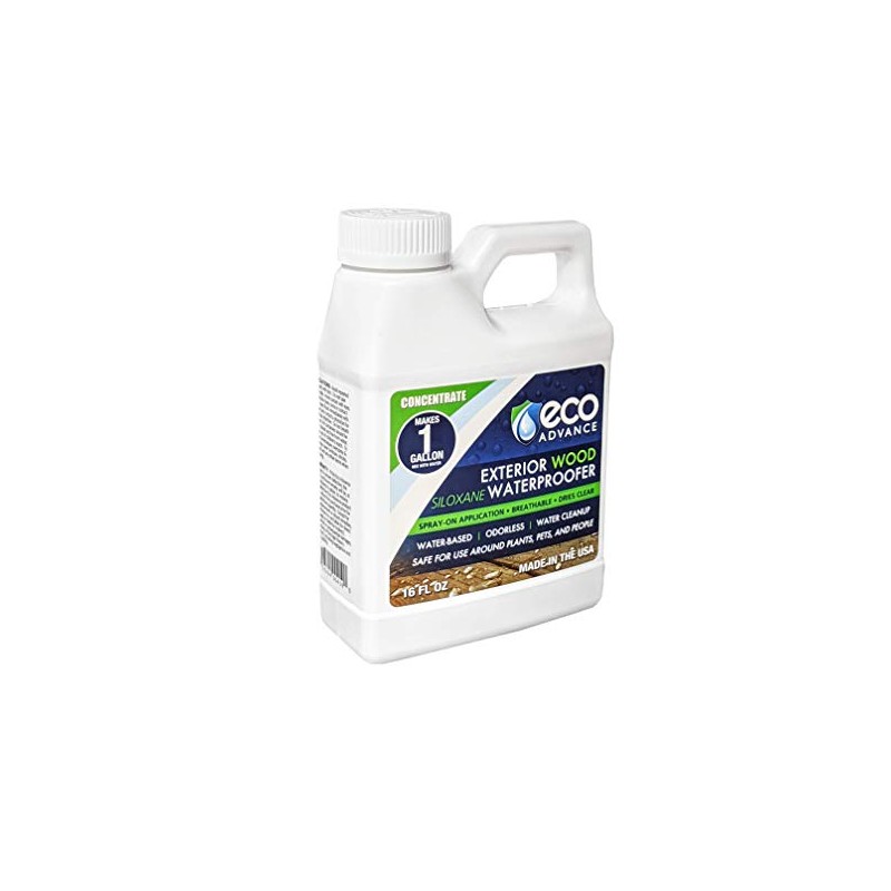 Eco Advance Exterior Waterproof Wood Sealer, Odorless Water Repellent, Safe