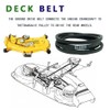 YMHYJY 954-05022A 46" Lawn Mower Deck Belt Tractors 1/2" x