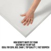 EXQUIZIT HOME® White Firm Foam Cut to Any Size |