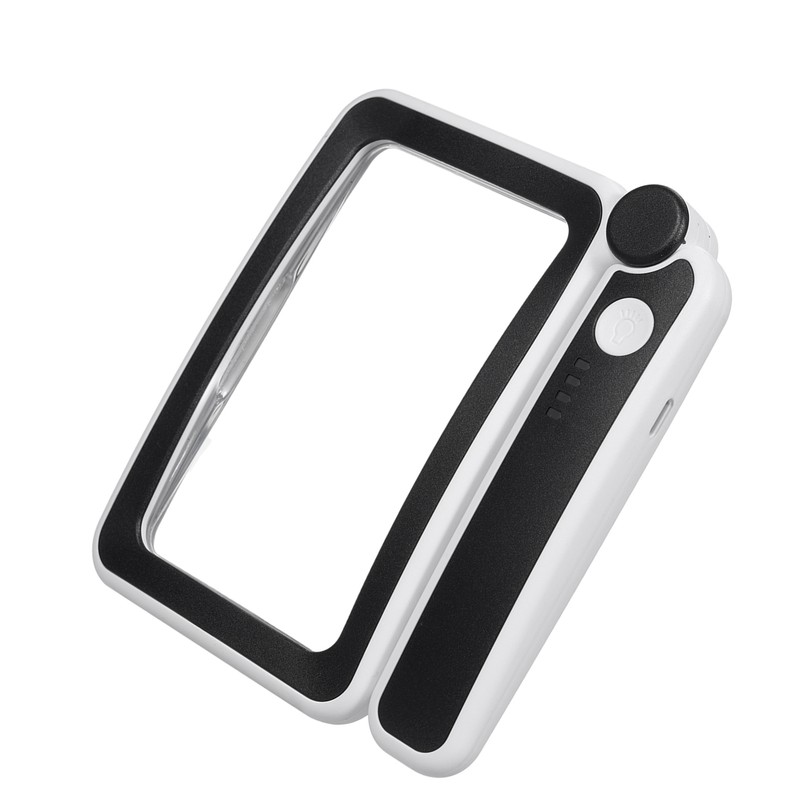Handheld Magnifier 4X Magnifying Glass for Reading Full Book Page