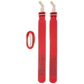 Flag-a-Tag Sonic Boom Flag Belts, Scarlet, 42-inch (One Dozen)