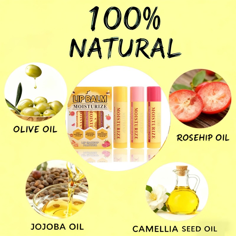 Lip Balm Gift Set Lip Moisturizer Reduce Lip Lines Deep