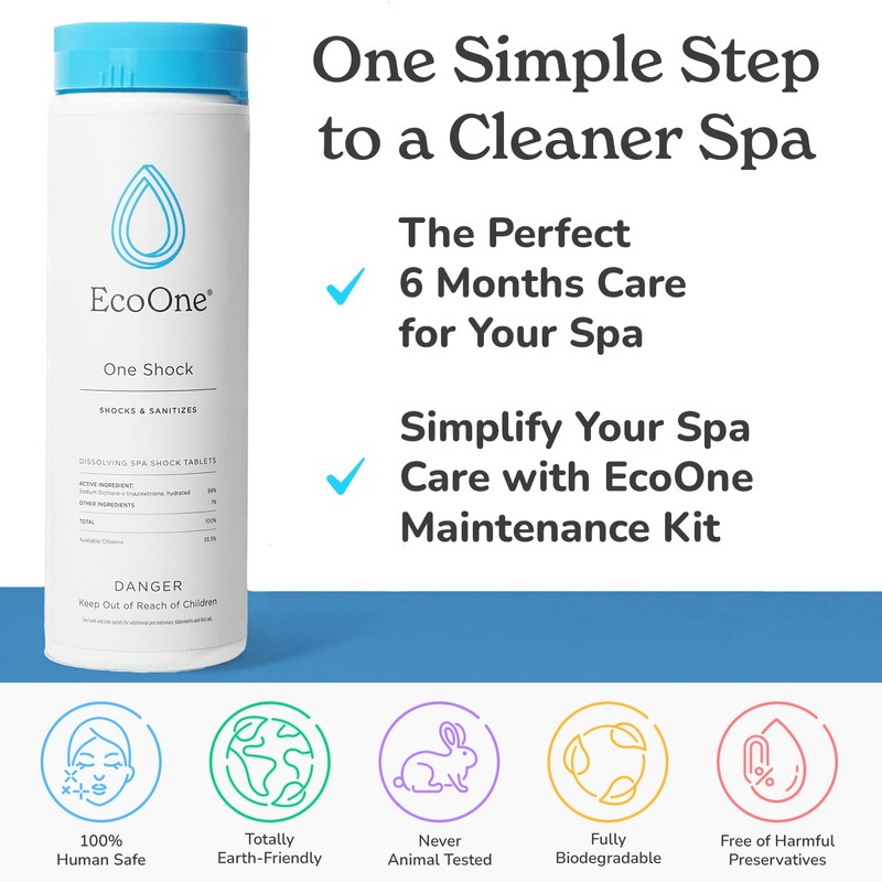 EcoOne | Hot Tub Chemical Maintenance & Supply Kit |