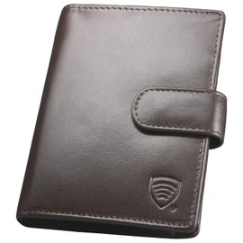 Koruma RFID Schutz Brown Geldbörse Herren Leder Format Business hochwertig Geldbeutel Männer Portemonnaie Portmonaise Portmonee Ledergeldbeutel