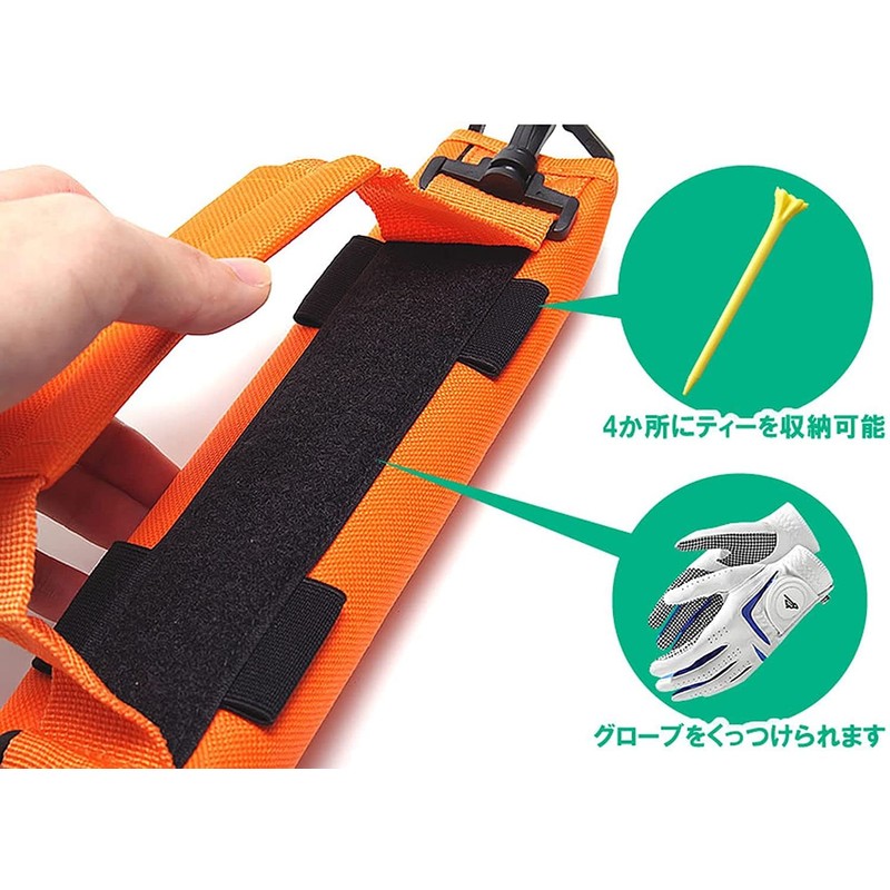 GoodsLand GD-GOLCLCV-NV Golf Club Carry Bag Carrying Case Sub Bags