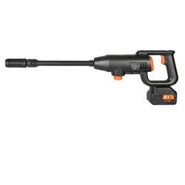 Happybuy Cordless Pressure Washer, 580-PSI 1.1 GPM Portable Power Cleaner, 4.0Ah Battery & Charger, Handheld High-Pressure Washer Gun, 6-in-1 Nozzle, for Car/Home/Floor Cleaning & Watering