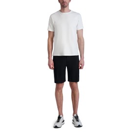 Karl Lagerfeld Paris Men's Stretch Nylon Cargo Short, Black