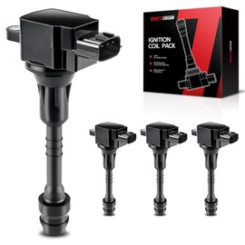 Torchbeam UF351 Set of 4 Ignition Coil Packs Fit for Nissan 2002 2003 2004 2005 2006 Sentra, 2001-2005 Almera 1.8L L4 Coils Replacement for UF351 UF548 5C1394 521745 224336N015 224486N015