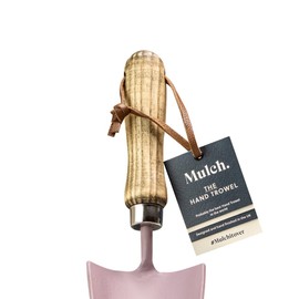 Mulch Ash Handle Garden Hand Trowel High Carbon Steel Shaft Soft Mulberry