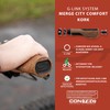 CONTEC Merge City Comfort Cork Bicycle Grip D3 Tri-Component Rubber