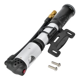Portable Bike Pumps High Pressure Road Bicycle Pump with Air Guage Tyre Inflator Accessory