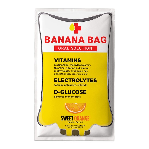 Banana Bag Oral Solution Recovery Packets – Sweet Orange 30pk