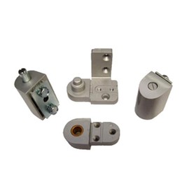 Pacific Doorware YKK Style Storefront Door Pivot Hinge Set in Aluminum - Choose Handing (Right Hand)