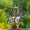 YUVDIPR Black Tourmaline Crystals, Tree of Life Decor, Gem Stone