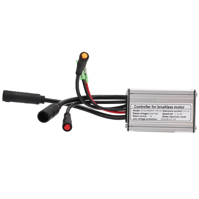 36V 48V 15A Electric Bike Sine Wave Controller 250W Brushless