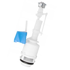 Toilet flush valve, drain valve, flush fitting, lifting bell for ceramic cistern, water tank, 3/6 L, start/stop