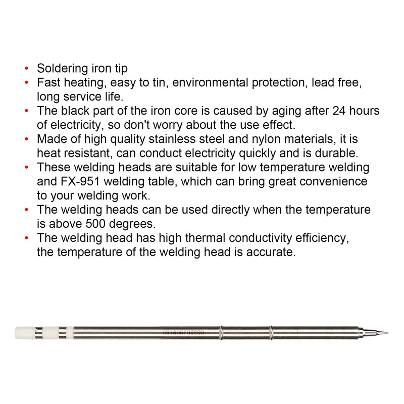 Soldering Iron Tips for FX‑951 Rework Station Rapid Conductive Welding
