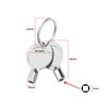 Be In Your Mind 4Pcs Metal Silver Square Socket Spanner