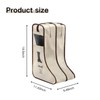 Poemtian 2PCS Portable Tall Boots Storage Bags, Dust-Proof Tall Boot