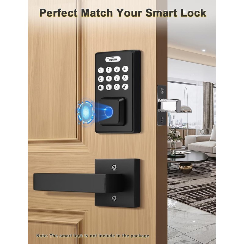 Tinewa 5 Pack Dummy Door Handles for Left Hand and