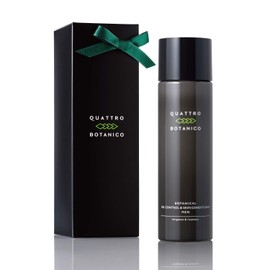 Quattro Botanico Lotion, Men's Gift, Wrapped, Botanical Oil Control & Skin Conditioner, Refreshing Type, For Oily Skin, All-in-One Men's Lotion, Shiny, Sticky, Oily Skin, Men's Cosmetics, Skin Care, Gift, Birthday Gift, 5.3 fl oz (150 ml)