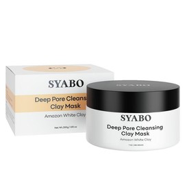 SYABO Deep Pore Cleansing Clay Mask, Blackhead Remover for Face, Resurfacing Mask 200ml (7.05 Fl Oz) Skincare - Color: 1 count