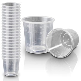 RE-GEN Messbecher, 60 ml, transparent, 20 Stück