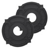 PATIKIL Ceiling Medallion, 2 Pcs 12" OD x 4" ID
