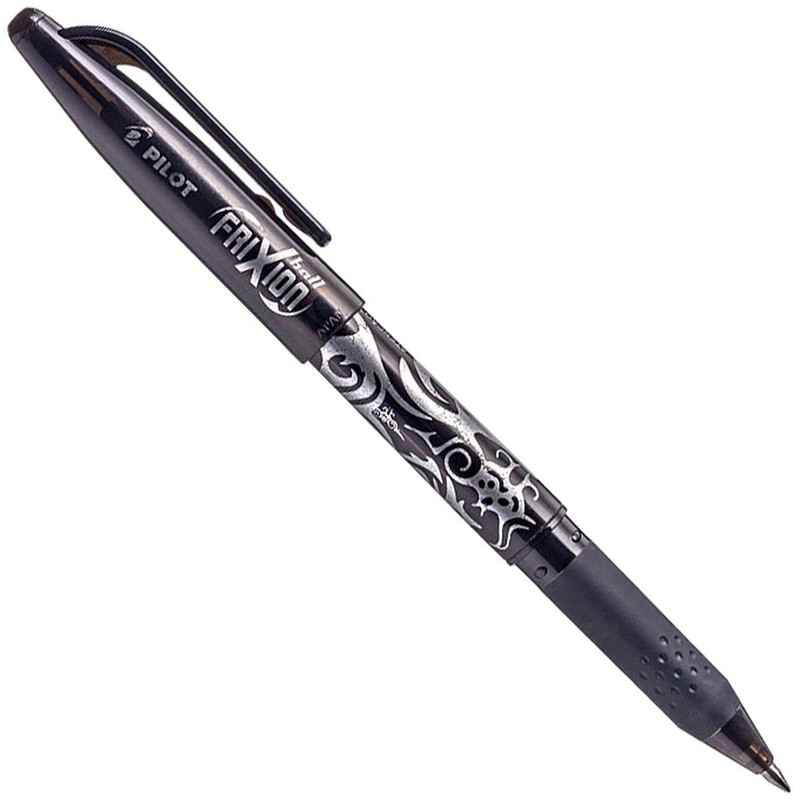 Pilot Frixion Erasable Rollerball Pen - Black Single