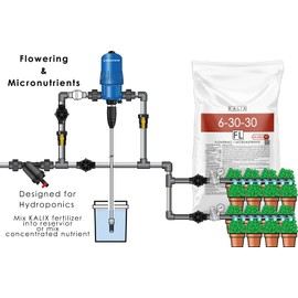 KALIX 6-30-30 Fertilizer | High Phosphorus & Potassium NPK Blend for Fruit, Flowers, and Blooming Plants | Water-Soluble Powder for Soil, Greenhouses, Hydroponics & Indoor Gardens – 25lb