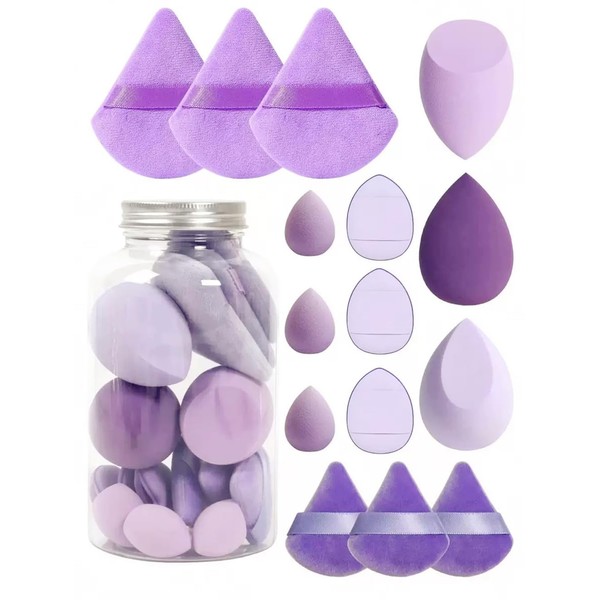 15PCS Makeup Sponge Set Beauty Blender Sponge for Mini Makeup