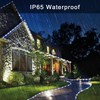 JMEXSUSS 2 Pack 100 LED Solar Rope Lights,33ft 8 Modes