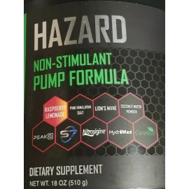 MFIT SUPPS - HAZARD Non-Stimulant Pump Formula - Raspberry Lemonade - Exp 2/2026