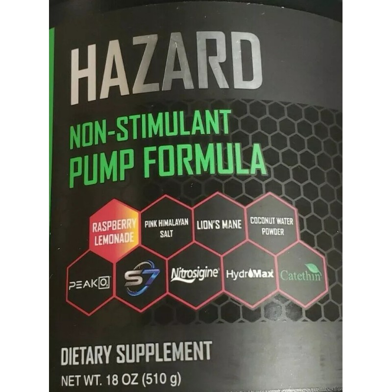 MFIT SUPPS - HAZARD Non-Stimulant Pump Formula - Raspberry Lemonade