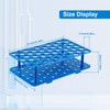CryoKing 1PCS 50-Well Centrifuge Tube Rack for 15ml Vials, Plastic,