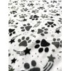 Pet Paw Prints Designs Anti-Pill Premium No-Sew Throw Fleece Fabric