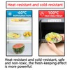 Pack of 300 Cling Film with Elastic Band, Food Covers,