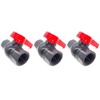 1/2 Screw-in Compact Ball Valve, Set of 3 (1/2 15A)