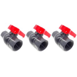 1/2 Screw-in Compact Ball Valve, Set of 3 (1/2 15A)