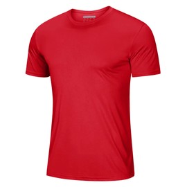Athletic T-Shirts for Men Soccer Shirts Quick Dry Top Tee Rash Guards Running Shirt Dry Fit Lightweight Sun Shirts Gym Active T-Shirt