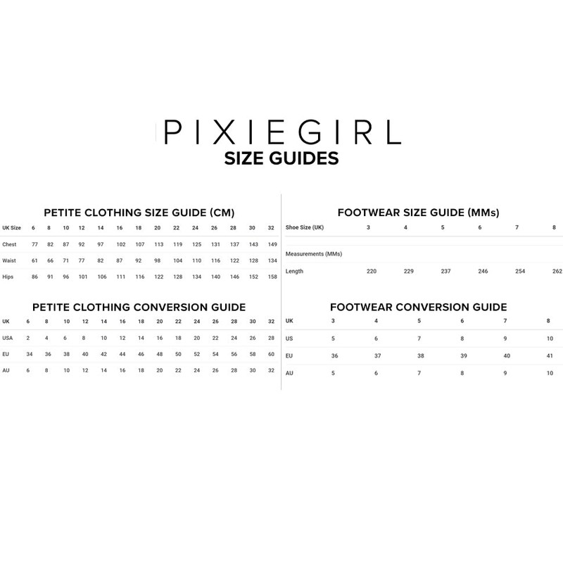 PixieGirl Black Utility Midi Skirt Petite