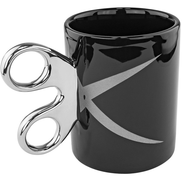 Scissors Handle Coffee Mug, 11oz - Fairly Odd Novelties - Fun Barber Hairdresser Arts 7 Crafts Tea Cup Gift