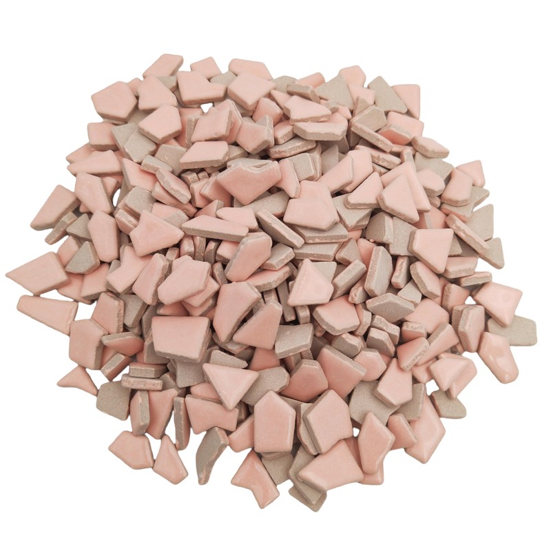 500g Irregular Ceramic Mosaic Tiles, 0.5x2cm, Small Mosaic Pieces, Stones