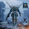 HIGH GODO Attacker Mech Robot Transforming Building Blocks Set for